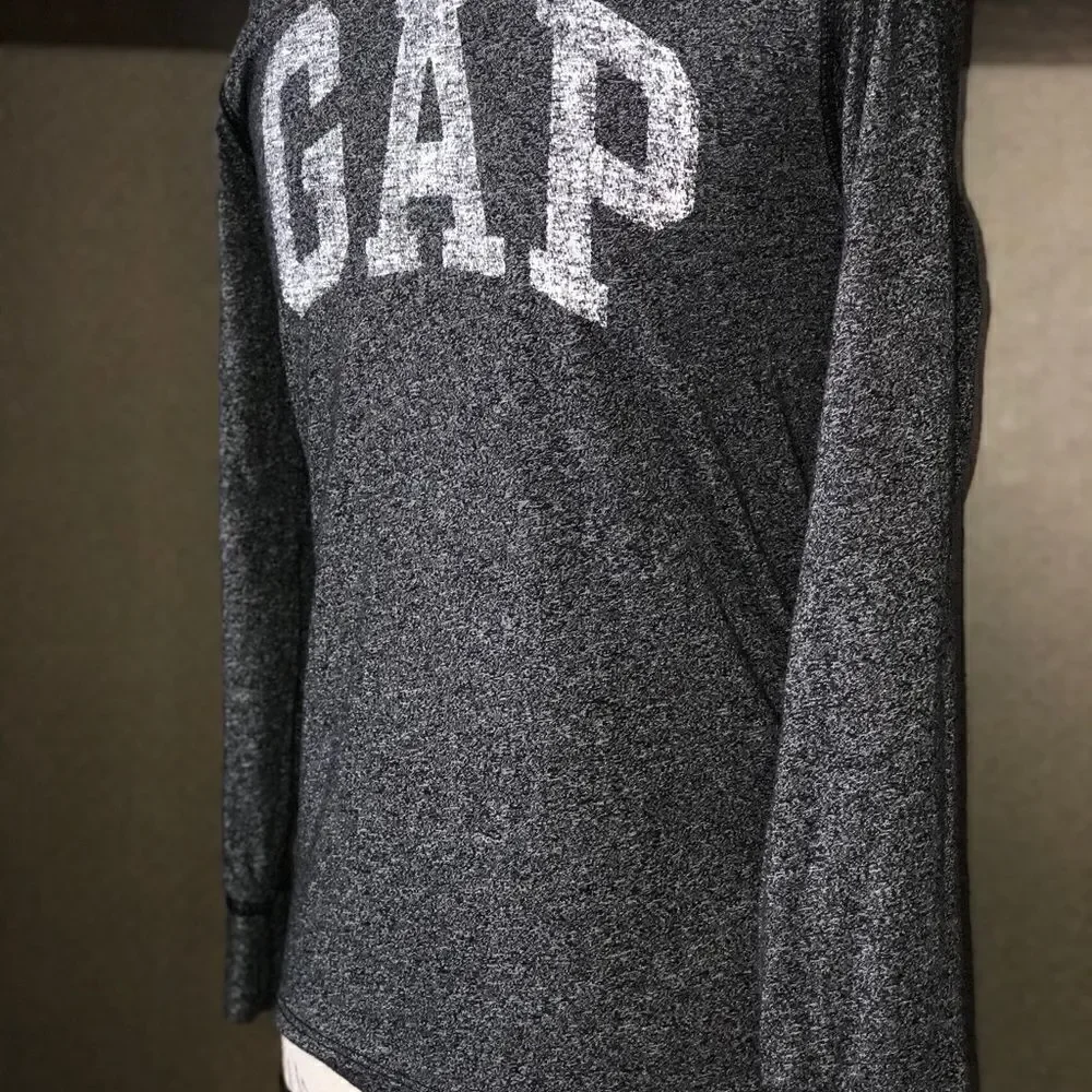 Gap Long Sleeve Gray Girls Shirt Large 10/14